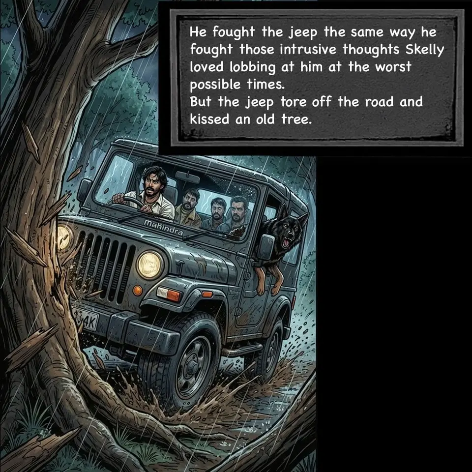 car crashed into the tree